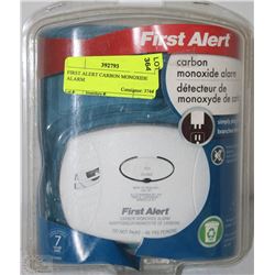 FIRST ALERT CARBON MONOXIDE ALARM