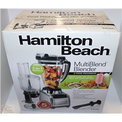 HAMILTON BEACH MULTI-BLENDER& FOOD PROCESSOR
