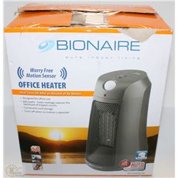 BIONAIRE OFFICE HEATER,MOTION SENSOR