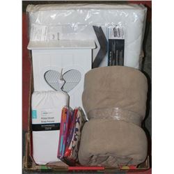 MAINSTAYS TWIN MATTRESS PAD ,FLEECE BLANKET,