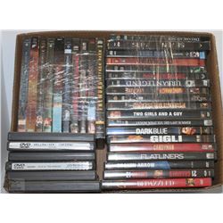 BOX W/35 DVD MOVIES