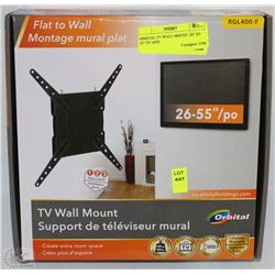 ORBITAL TV WALL MOUNT ,26" TO 55" TV AND