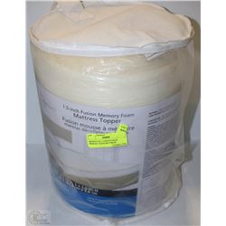 MAINSTAYS 1.5 INCH FUSION MEMORY FOAM MATTRESS