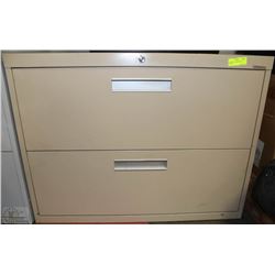 2 DRAWER LATERAL FILING CABINET
