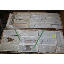 PALLET OF ASSORTED STONE ROUND PENCIL TRIMS