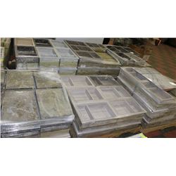 6 PALLETS OF ASSORTED COLOR STONE NICHES