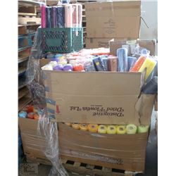PALLET OF COLORED MESH & COLORED MESH
