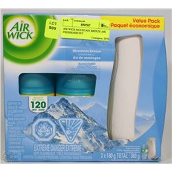 AIR WICK MOUNTAIN BREEZE AIR FRESHENER SET