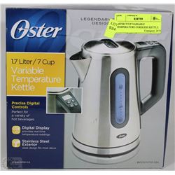 OSTER 7CUP VARIABLE TEMPERATURE CORDLESS KETTLE