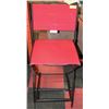 Image 1 : FOLDING RED STOOL MINOR DAMAGE