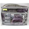 Image 1 : 5 PIECE EMBROIDERED COMFORTER SET - SIZE DBL/QUEEN