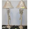 Image 1 : PAIR OF SHOWHOME TALL BUFFET STYLE LAMPS