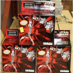 GROUP OF 3 NEW STAR WARS DESTROYER DROID WATCHES