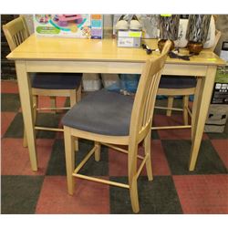 SOLID WOOD PUB-STYLE TABLE W/BUTTERFLY