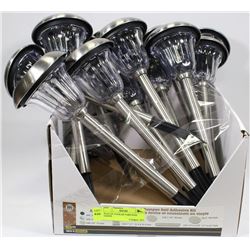 FLAT OF 14 SOLAR YARD POST LIGHTS