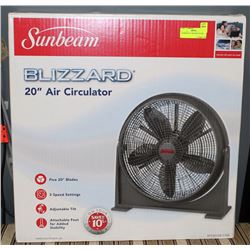 SUNBEAM 20" AIR CIRCULATOR FAN
