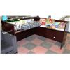 Image 1 : CHERRY FINISH FRONT OFFICE DESK