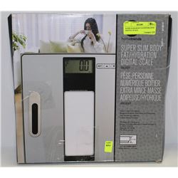 SUPER SLIM BODY FAT/HYDRATION DIGITAL SCALE