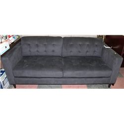 BLACK FABRIC SOFA 77 X 34