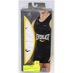 EVERLAST MENS 2 TSHIRT PACK - SIZE LARGE