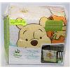 Image 1 : WINNIE THE POOH 3 PIECE CRIB SET - INCLUDES