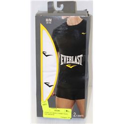 EVERLAST MENS 2 TSHIRT PACK - SIZE MEDIUM