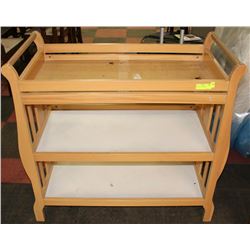 WOODEN CHANGE TABLE
