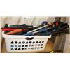 Image 1 : BASKET OF 24 SNOW BRUSHES AND SHOVELS WITH