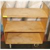 Image 1 : 3 SHELF SHOP CART ON CASTORS