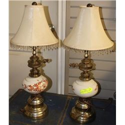 MID 1950'S CERAMIC TABLE LAMPS