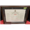 Image 1 : CHARTER OF RIGHTS FRAMED