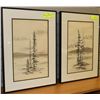 Image 1 : SET OF 2 VINTAGE LANDSCAPE PICTURES