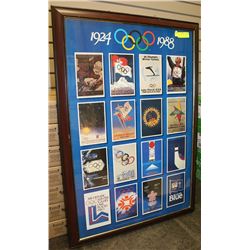 1988 OLYMPICS POSTER FRAMED