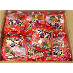 CASE WITH 24 BAGS OF GOODY BAG CANDY