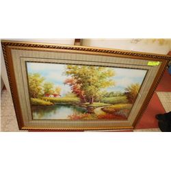 FRAMED COTTAGE PRINT