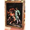 Image 1 : FRAMED VELVET PAINTING