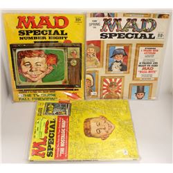 LOT OF THREE 1970'S MAD SPECIALS MAGAZINES