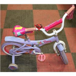 KIDS DORA THE EXPLORER TROPICAL ADVENTURES BIKE