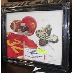 O.J SIMPSON  GUARANTEED AUTHENTIC AUTOGRAPH