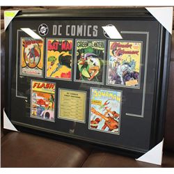 DC COMICS FRAMED FIRST EDITIONS FROM 1939-1962