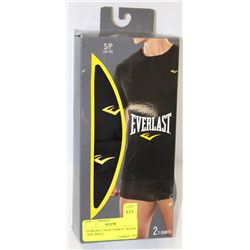EVERLAST 2 PACK TSHIRTS - BLACK - SIZE SMALL