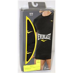 EVERLAST 2 PACK TSHIRTS - BLACK - SIZE LARGE