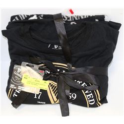 GUINESS STYLE MENS SLEEP SET - BLACK - SIZE SMALL