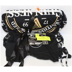 GUINESS STYLE MENS SLEEP SET - BLACK - SIZE LARGE