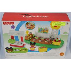FISHER PRICE LITTLE PEOPLE FARM GARDEN & STAND SET