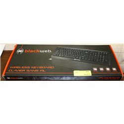 BLACK WEB WIRELESS KEYBOARD
