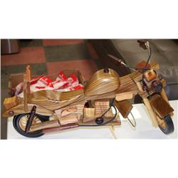 WOODEN MOTORCYCLE MODEL