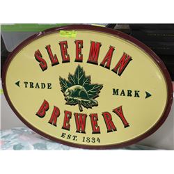VINTAGE SLEEMAN BREWERY LARGE SIGN