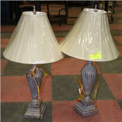 PAIR OF DECORATIVE LAMPS