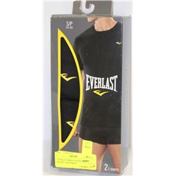 EVERLAST MENS 2 PACK TSHIRTS - BLACK - SIZE SMALL